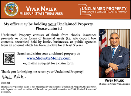 Please Help Me Return Your Unclaimed Property postcard image